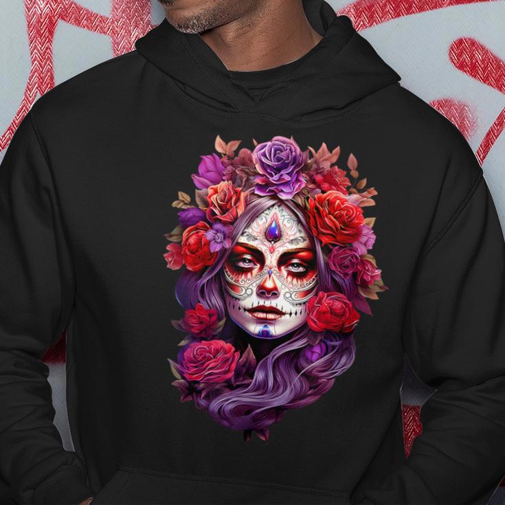 La Catrina Cool Dia De Muertos Day Of The Dead Kapuzenpullover Lustige Geschenke