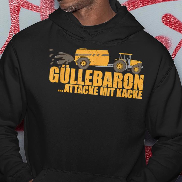 Landillage Güllebaron Attack With Poo Farmer Kapuzenpullover Lustige Geschenke