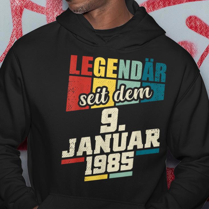 Legendary Since 9Th January 1985 Birthday 911985 Kapuzenpullover Lustige Geschenke