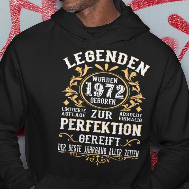 Legends 1972 Born intage 1972 Birthday Kapuzenpullover Lustige Geschenke