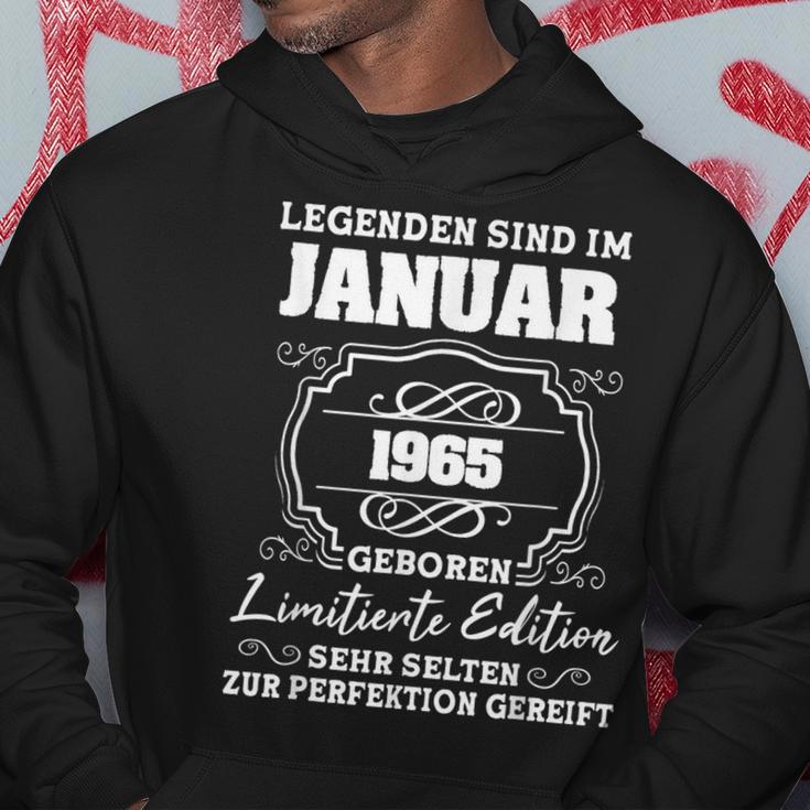 Legends Was Born In January 1965 60Th Birthday Man Kapuzenpullover Lustige Geschenke