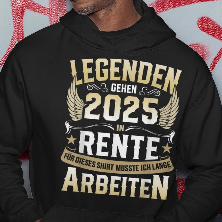 Legends Retirement 2025 Long Work For Pensioners In Retirement Kapuzenpullover Lustige Geschenke