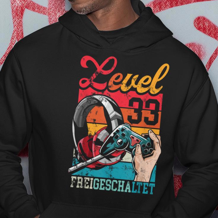 Level 33 Years Birthday Gamer 33Rd Birthday Kapuzenpullover Lustige Geschenke