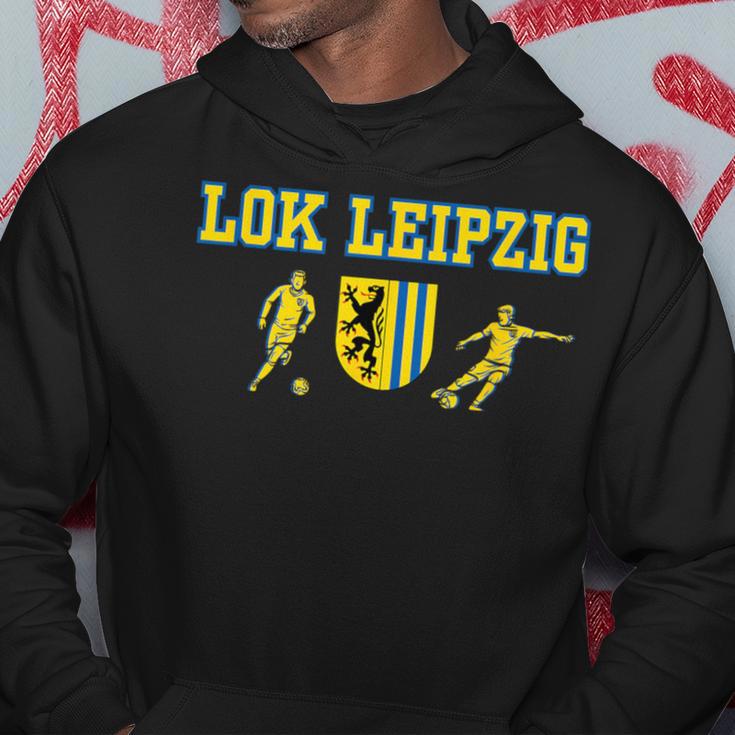 Lok Leipzig Fussball Kickenerein Fan Heimat Sachsen Kapuzenpullover Lustige Geschenke