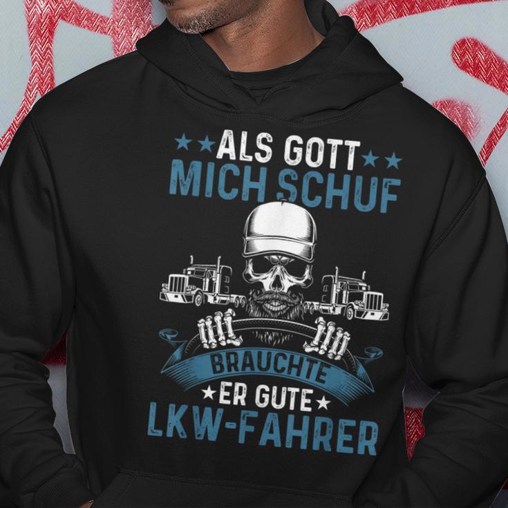 Lorry Driver Truck God Created Good Truck Driver Trucker Kapuzenpullover Lustige Geschenke