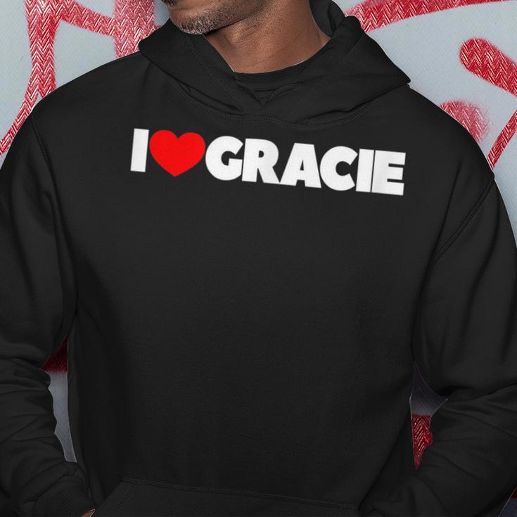 I Love Gracie Kapuzenpullover Lustige Geschenke