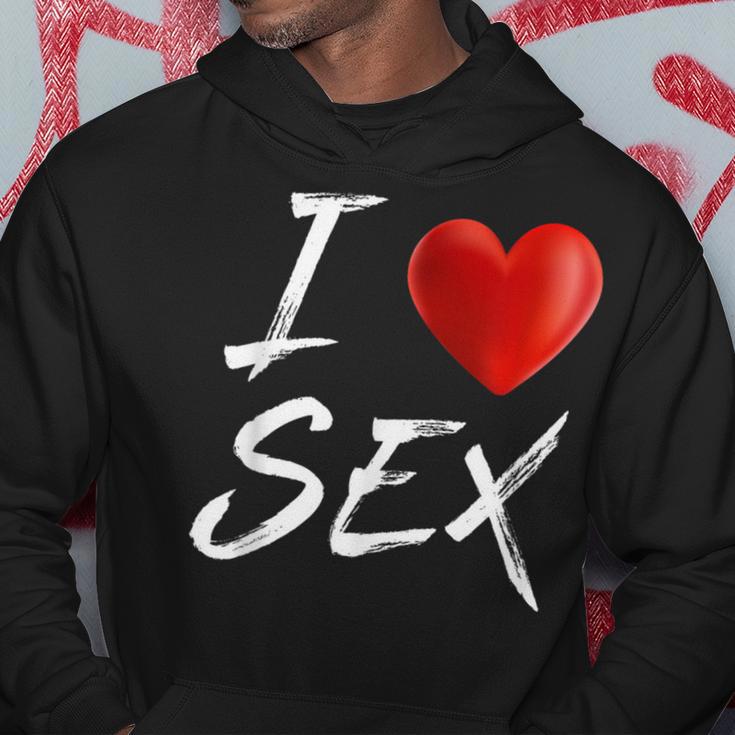 I Love Heart Sex Kapuzenpullover Lustige Geschenke