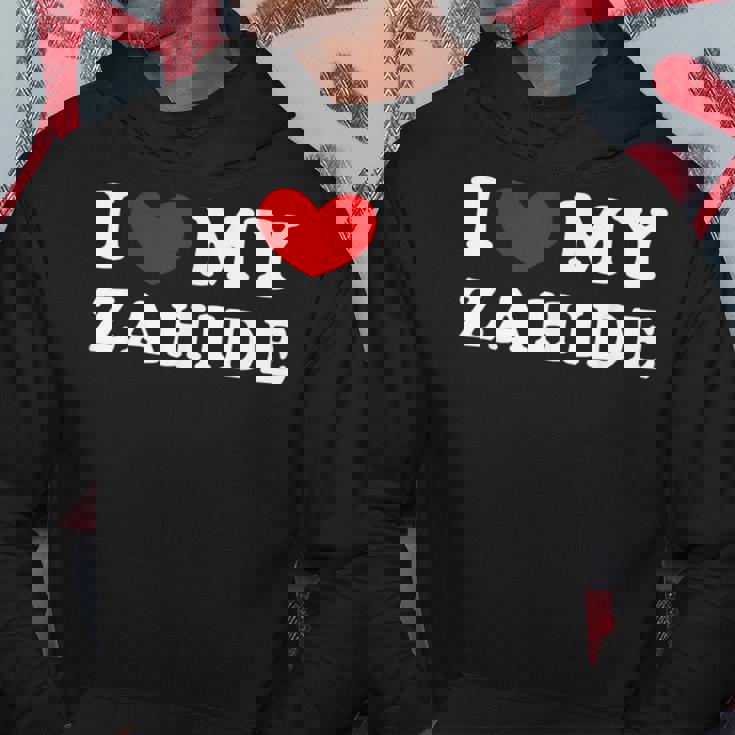 I Love My Zahide Ich Liebe Meinen Zahide Kapuzenpullover Lustige Geschenke