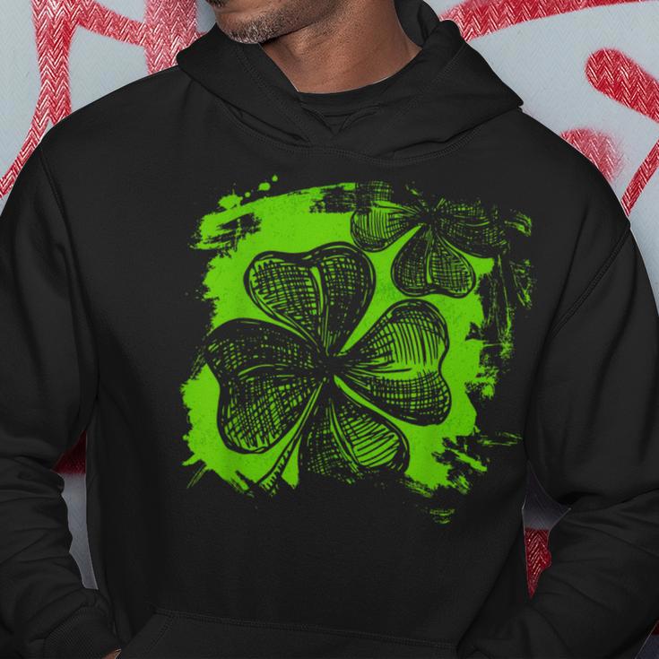 Lucky Charm Four Leaf Clover Irish Clover S Kapuzenpullover Lustige Geschenke