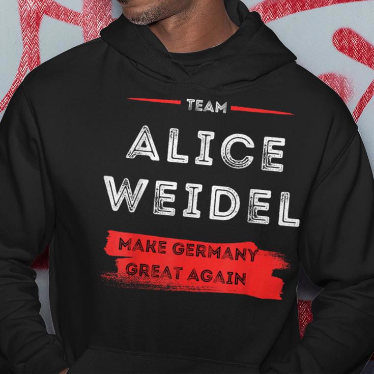 Mach Deutschland Wieder Großartig Team Alice Weidel Kapuzenpullover Lustige Geschenke