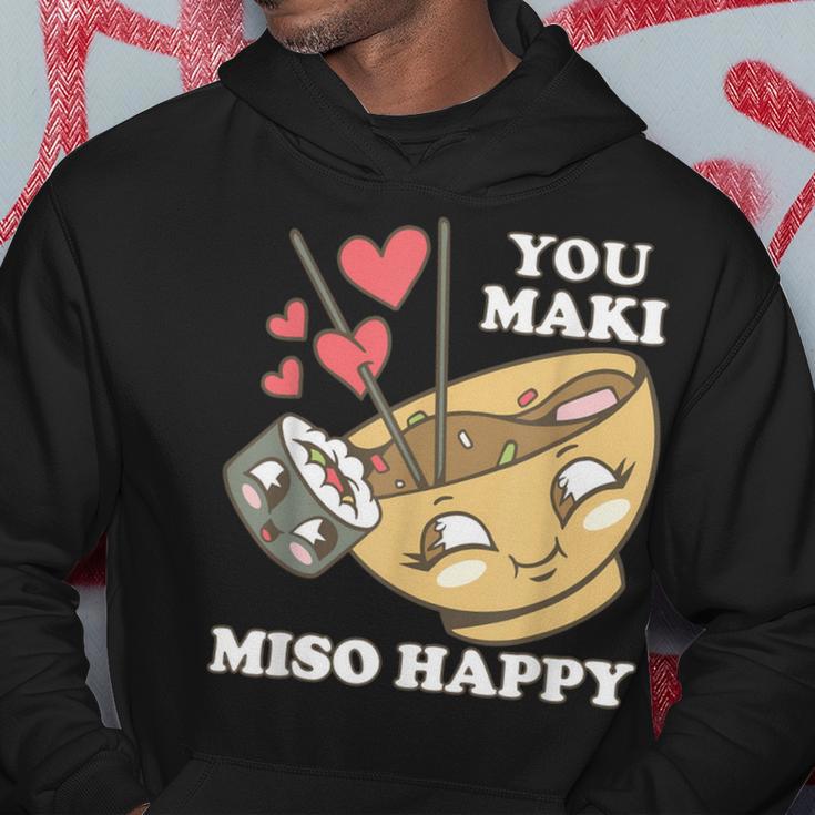 You Maki Miso Happy Sushi Kawaii Japan Kapuzenpullover Lustige Geschenke