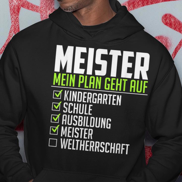 Meister Saying World Therrschaft Graduation Meister Kapuzenpullover Lustige Geschenke