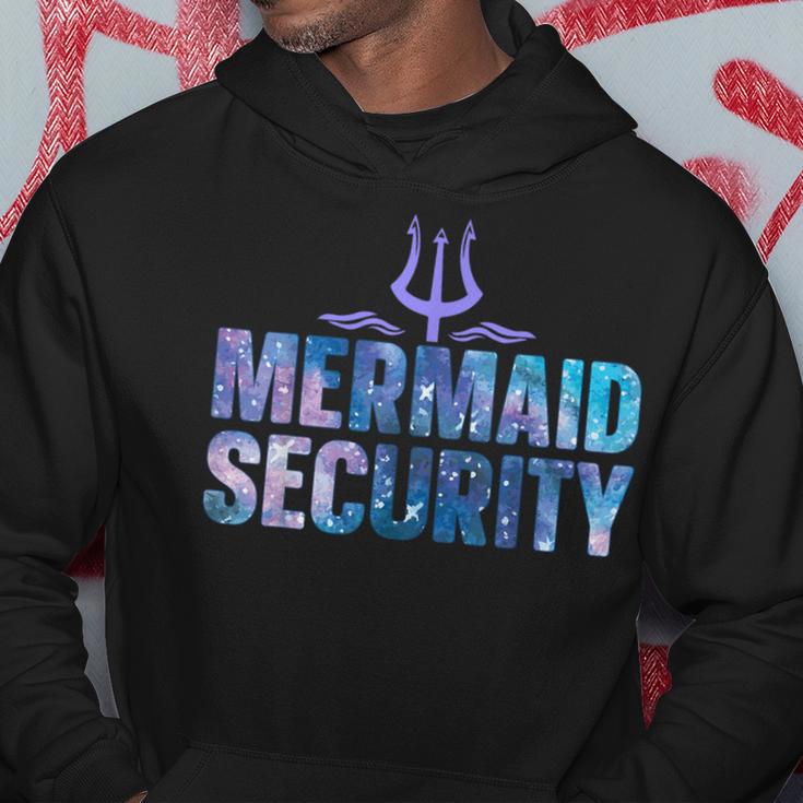 Mermaid Security Dad Mermaid Family Mermaid Squad Kapuzenpullover Lustige Geschenke