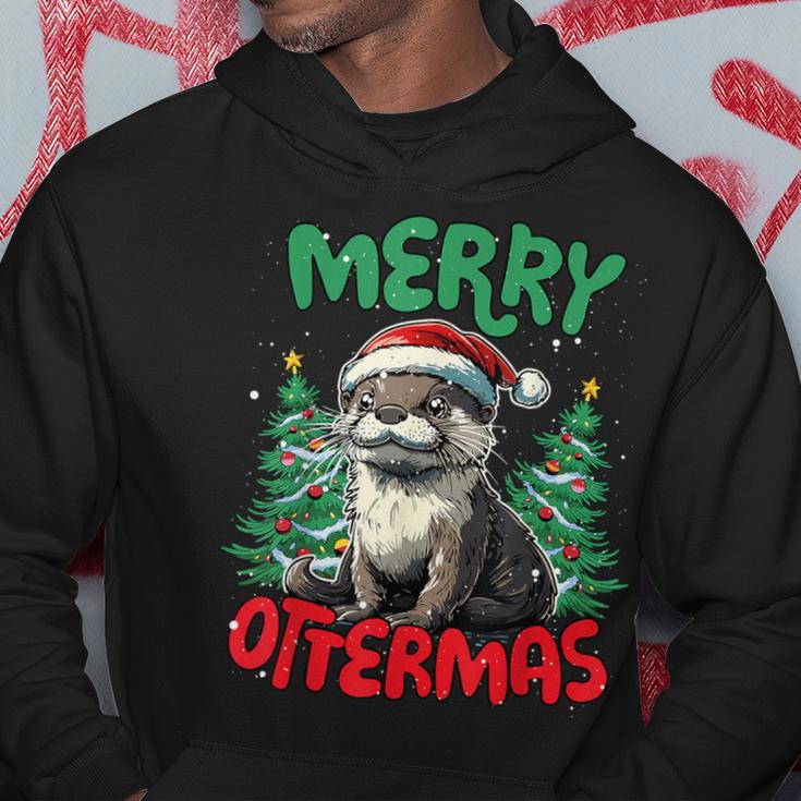 Merry Ottermas Otter Christmas Kapuzenpullover Lustige Geschenke