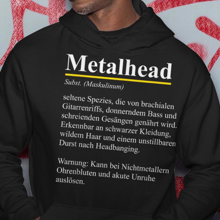 Metalhead Dictionary Definition For Fans Of Heavy Metal Kapuzenpullover Lustige Geschenke