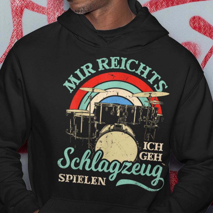 Mir Reichts Ich Geh Trommzeug Spielen Drummer Kapuzenpullover Lustige Geschenke