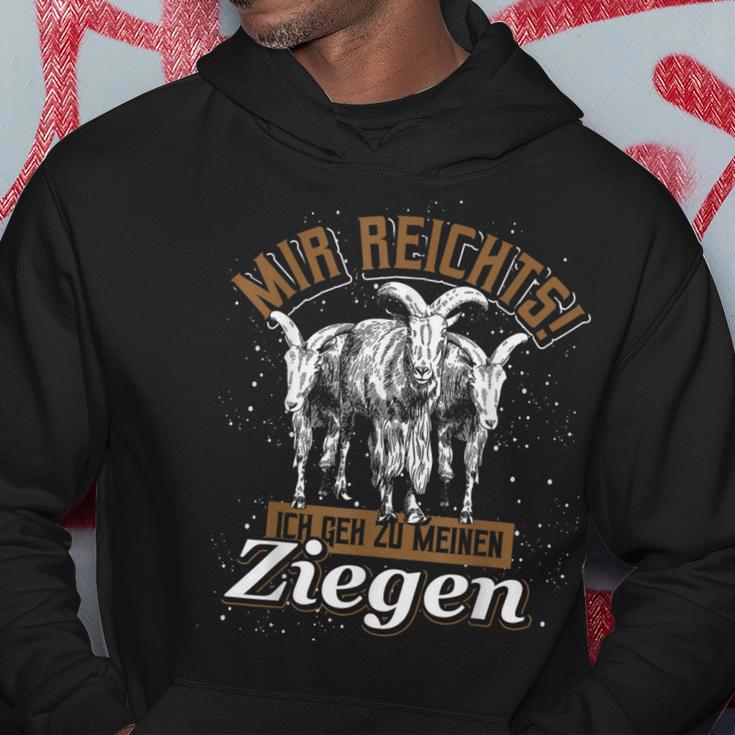 Mir Reichts Ich Geh Zu Meinen Ziegen Kapuzenpullover Lustige Geschenke