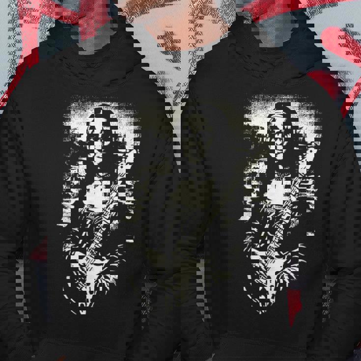 Mona Lisa Rock Music Band Concierto Festival Guitarra Eléctrica Sudadera Regalos divertidos