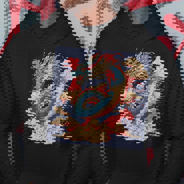 Motif Dragon Japonais Pour Un Style Emblématique Sweat à capuche Cadeaux drôles