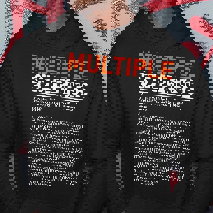 Multiple Sclerosis Awareness Ms Definition Warrior Support Sudadera Regalos divertidos