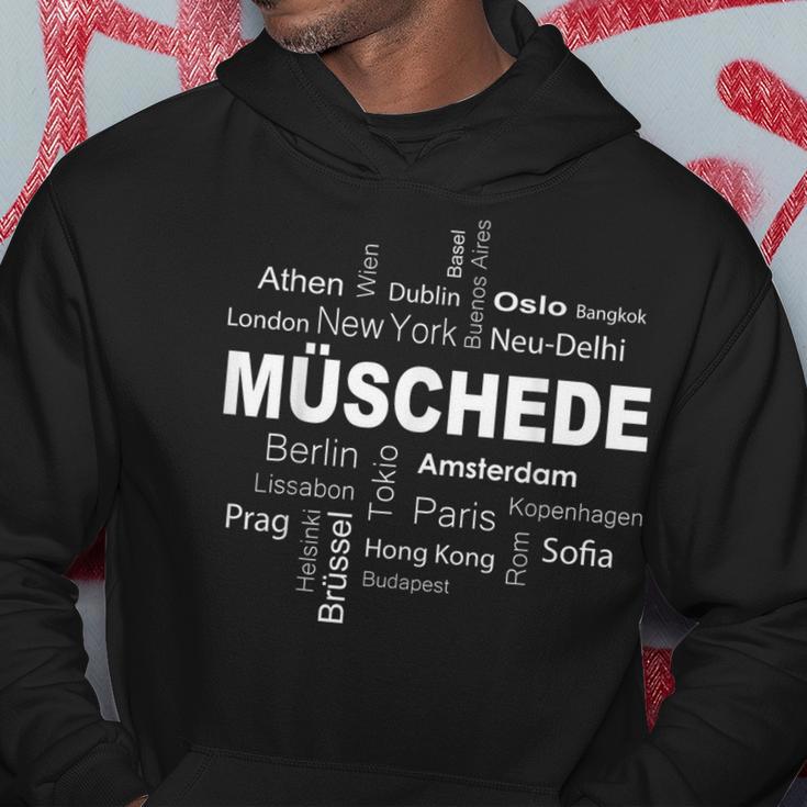 Müschede New York Berlin Müschede Meine Hauptstadt Kapuzenpullover Lustige Geschenke