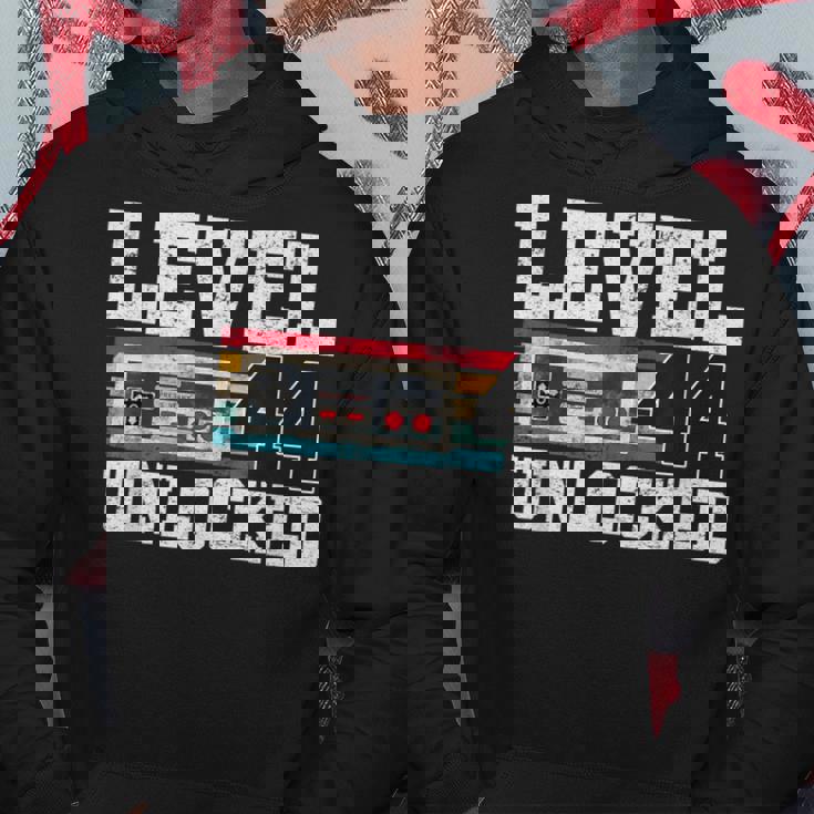 Nivel 44 Desbloqueado 44 Años Regaloideo Gamer 44 Cumpleaños Sudadera Regalos divertidos
