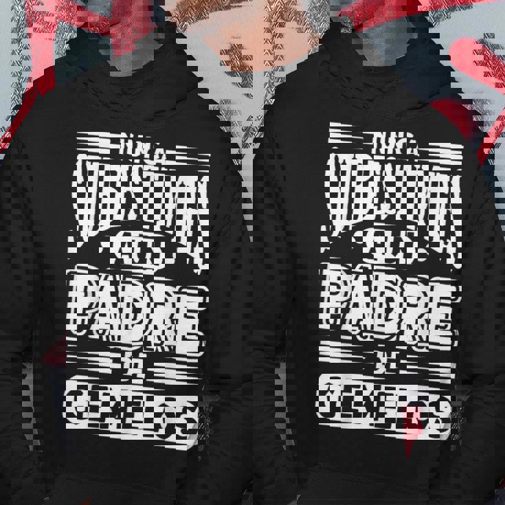 Nunca Subestimes A Un Padre De Gemelos Papá Mellizos Sudadera Regalos divertidos