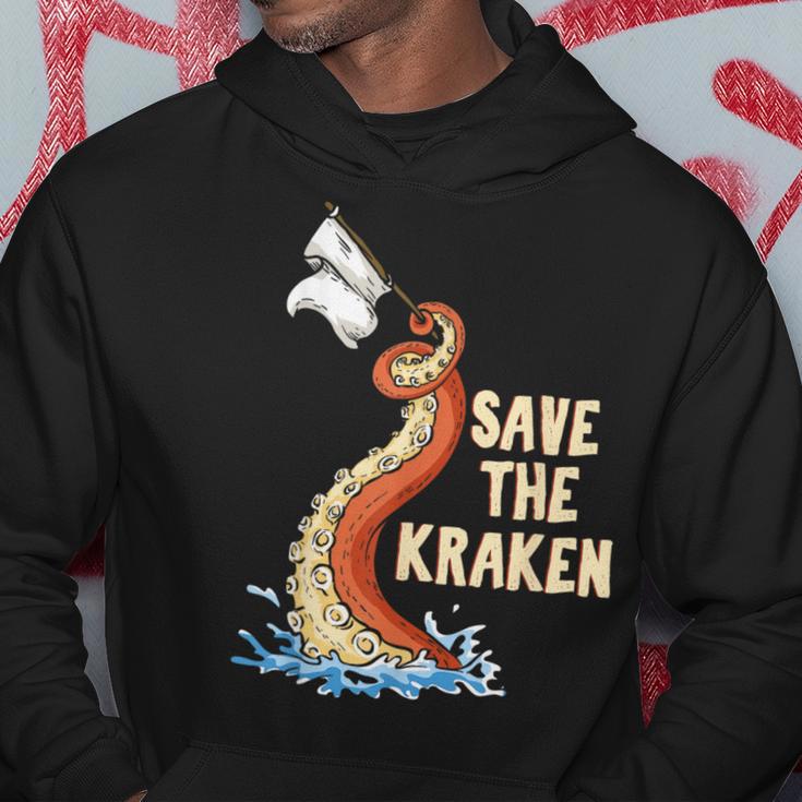 Octopus Save The Kraken Kapuzenpullover Lustige Geschenke