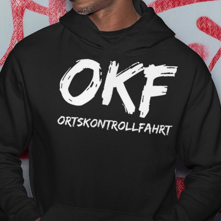 Okf Ortskontrollfahrt Minimalist Kapuzenpullover Lustige Geschenke