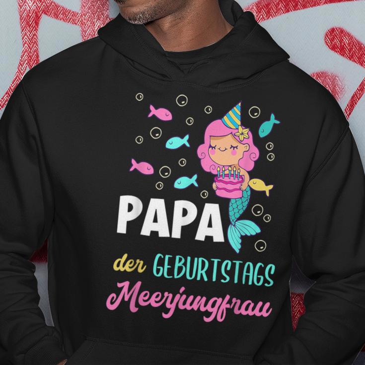 Papa The Birthday Mermaid Birthday Kapuzenpullover Lustige Geschenke