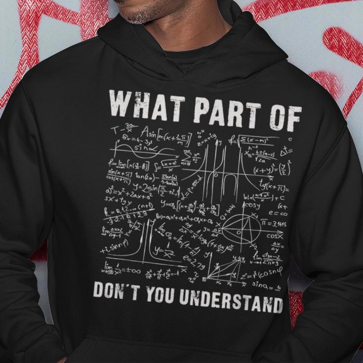 What Part Of Don't You Understand Maths Kapuzenpullover Lustige Geschenke