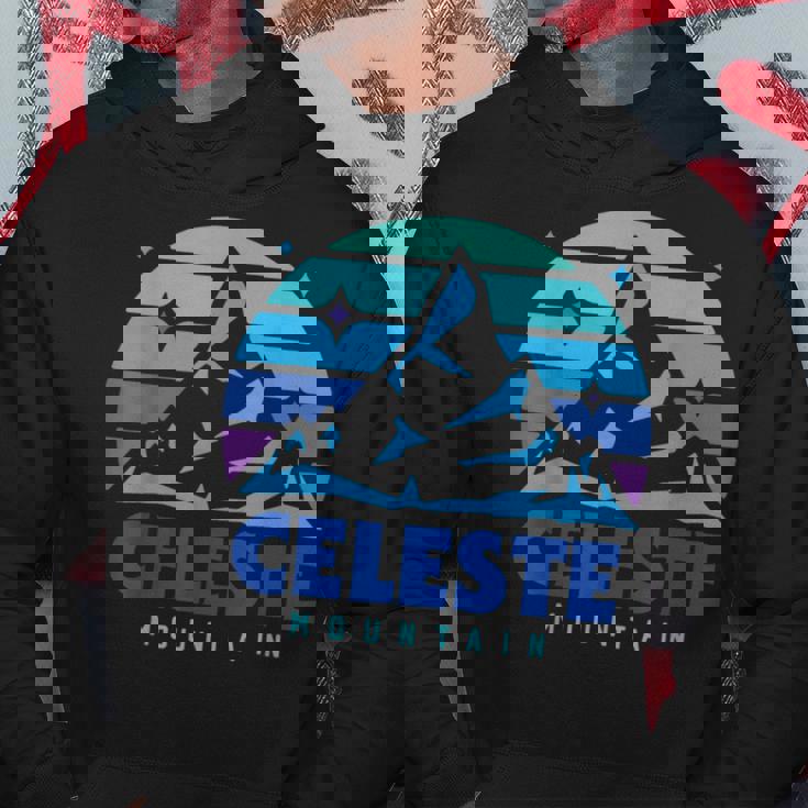 Rétro Celesteintage Montagne Jouer Jeuxidéo Sweat à capuche Cadeaux drôles