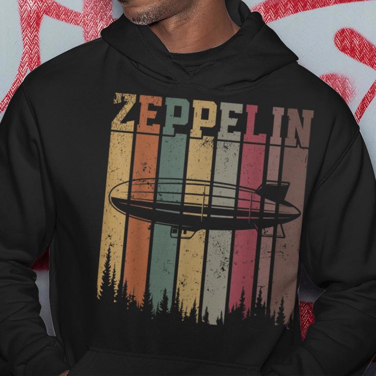 Retro Zeppelin 70Er Jahre Dirigible Blimp Luftschiff Zepelin Zepplin Kapuzenpullover Lustige Geschenke