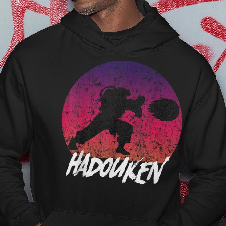 Retrointage Hadouken Fighter Kapuzenpullover Lustige Geschenke