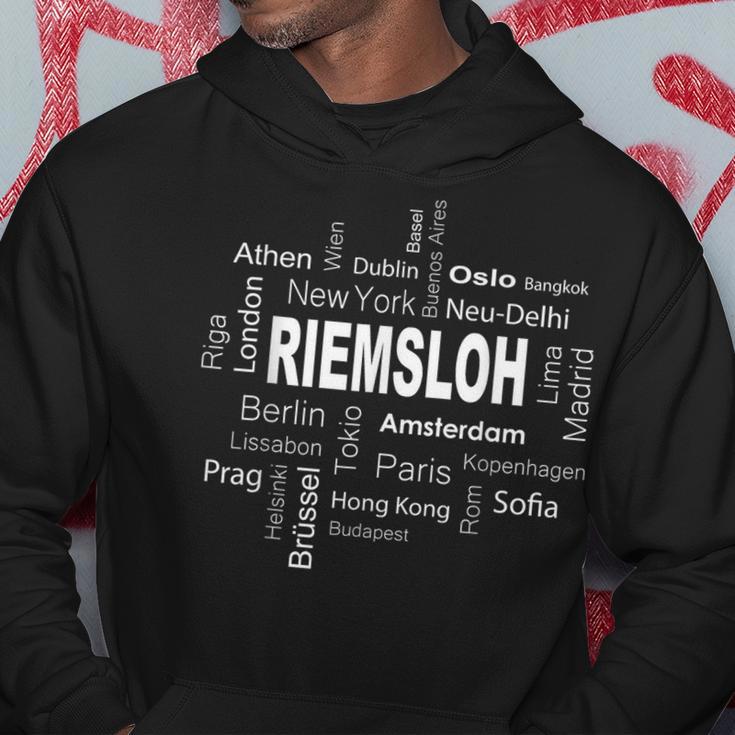 Riemsloh New York Berlin Riemsloh Meine Hauptstadt Kapuzenpullover Lustige Geschenke