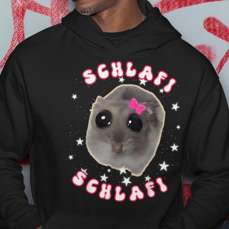 Sad Hamster Schlafi Pyjamas Cute Hamstie Meme Kapuzenpullover Lustige Geschenke