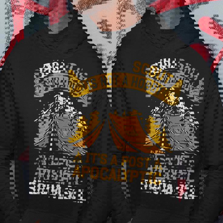 Scout Apocalíptico Supervivencia Habilidad Divertido Estilo Deida Scout Sudadera Regalos divertidos