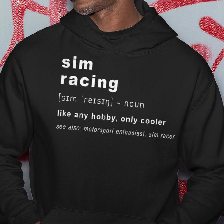 Simracing Definition Simracing Gaming And Racing Kapuzenpullover Lustige Geschenke