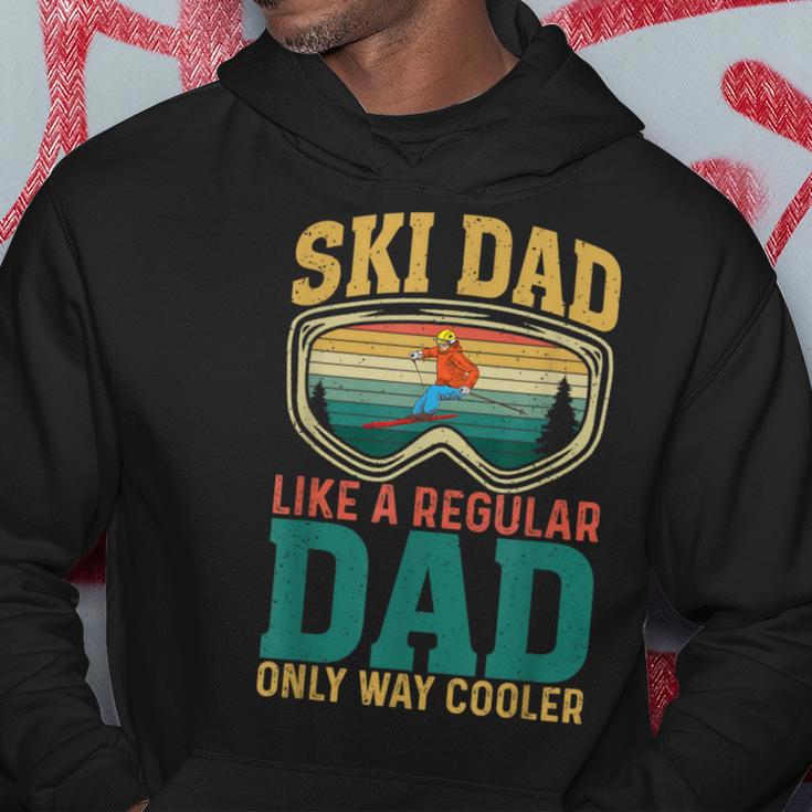 Ski Dad Like A Regular Dad Only Way Cooler Skiing Kapuzenpullover Lustige Geschenke