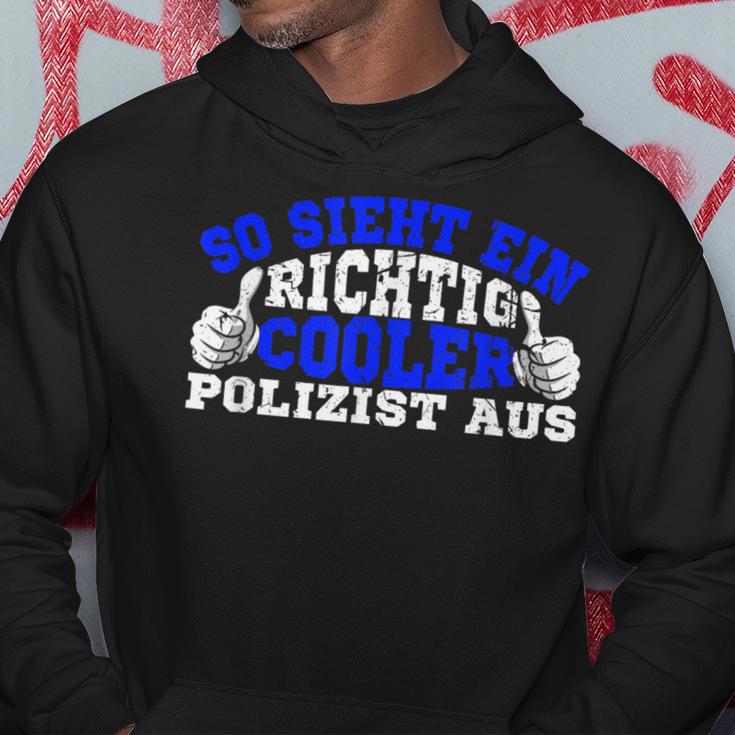 So Sieht Ein Richtig Cooler Policeman Aus Polizei Kapuzenpullover Lustige Geschenke