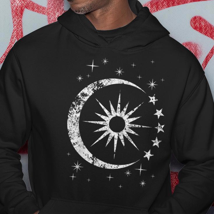 Sonne Mond Und Sterne Kapuzenpullover Lustige Geschenke