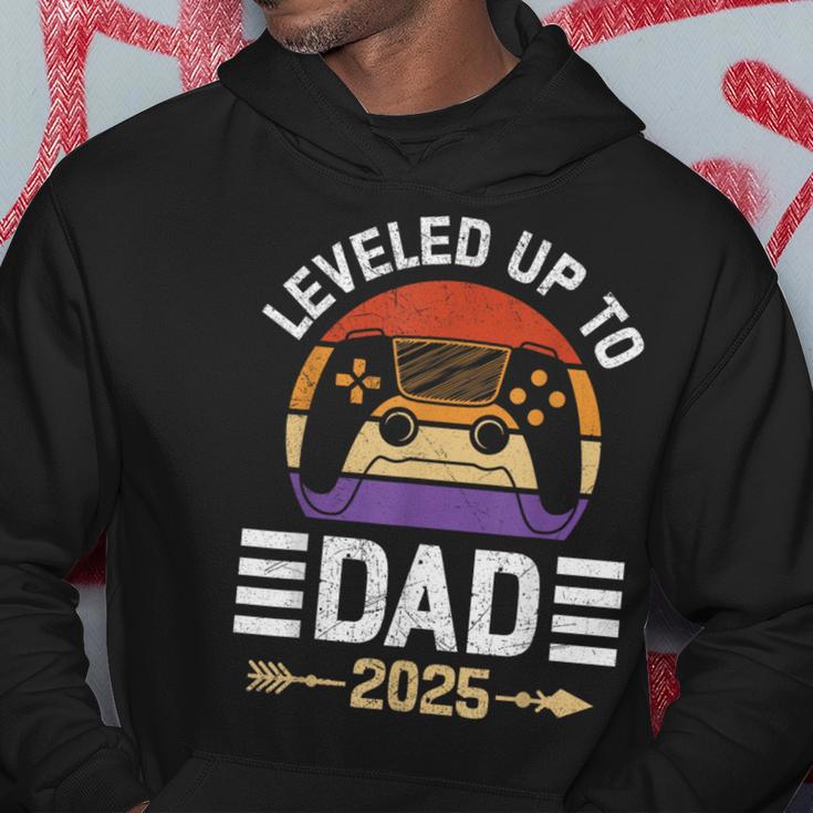 Spielerpapa Leveled Up To Daddy 2025 Dadintage Kapuzenpullover Lustige Geschenke