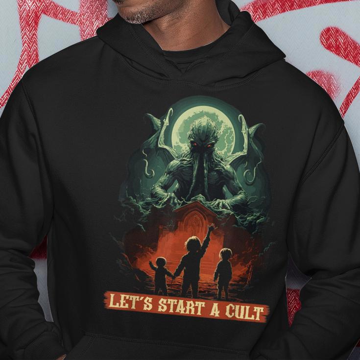 Lets Start A Cultintage Cosmic Horror Cthulhu Cult Kapuzenpullover Lustige Geschenke