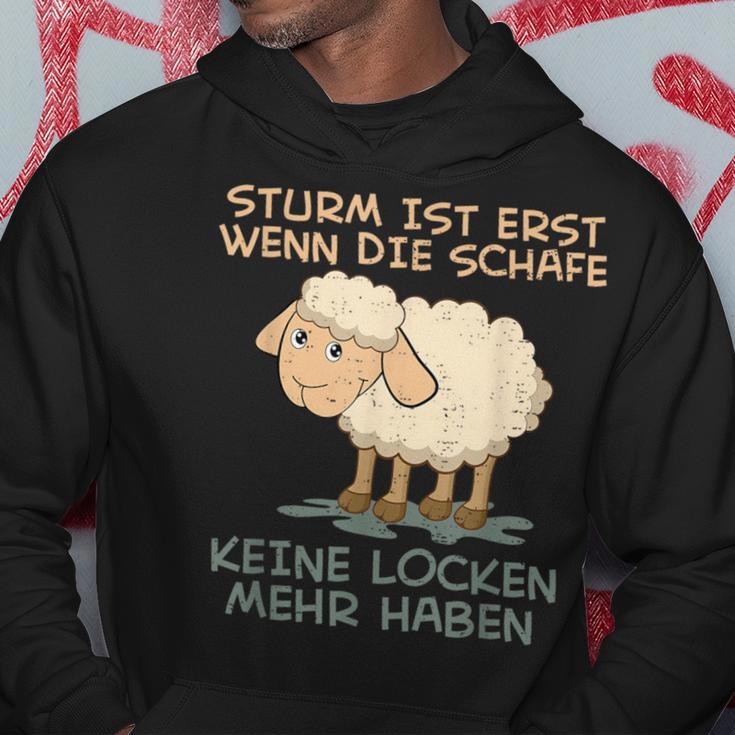 Storm Ist Erst Wenn Die Sheep Keine Locken Mehr Haben Sheep Kapuzenpullover Lustige Geschenke