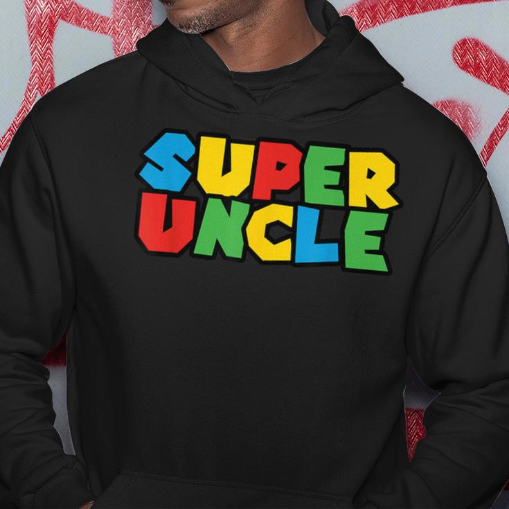 Superhero Uncle From Nephew Or Niece Super Uncle Kapuzenpullover Lustige Geschenke