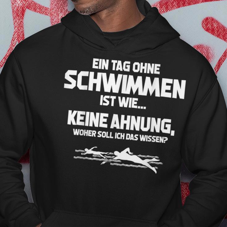 Tag Ohne Schwimmen Immöglich Swimmer Kapuzenpullover Lustige Geschenke