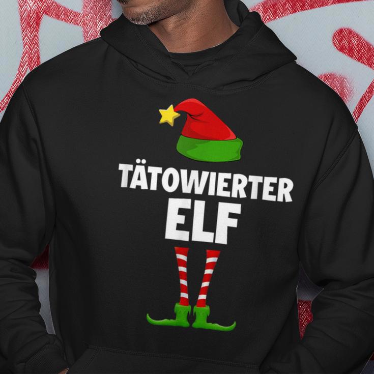 Tattooed Elf Partner Look Elves Family Outfit Christmas Kapuzenpullover Lustige Geschenke