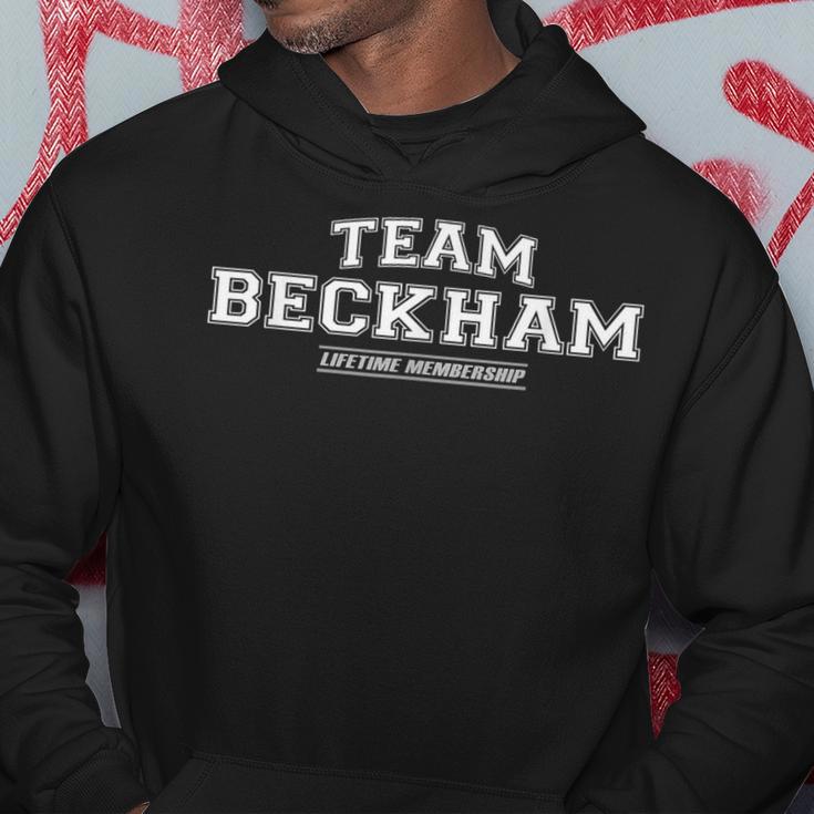 Team Beckham Proud Family Name Last Name Kapuzenpullover Lustige Geschenke