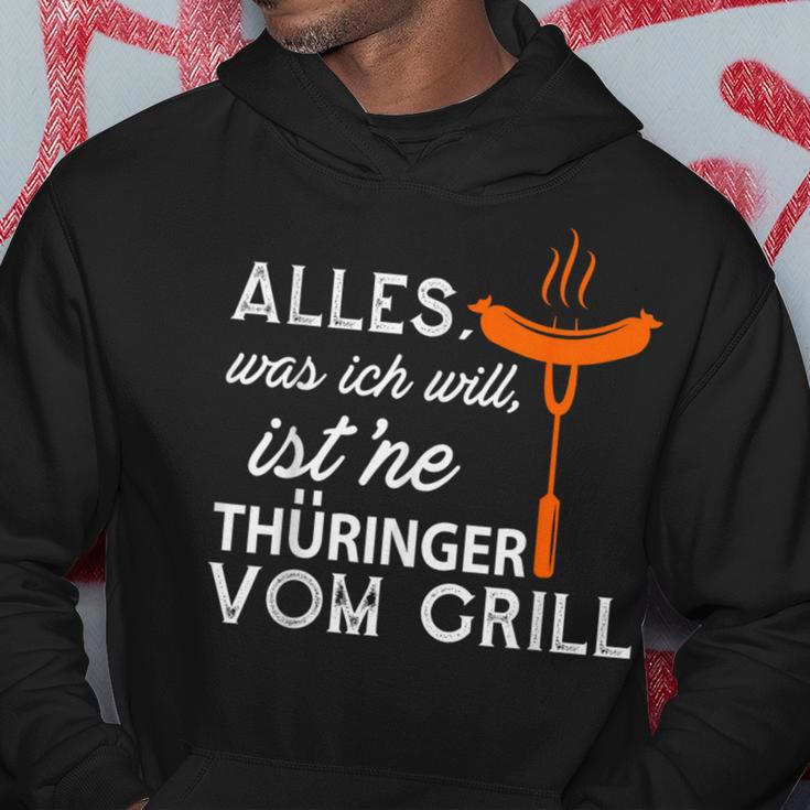 With Thuringerom Grill Grillfest Kapuzenpullover Lustige Geschenke