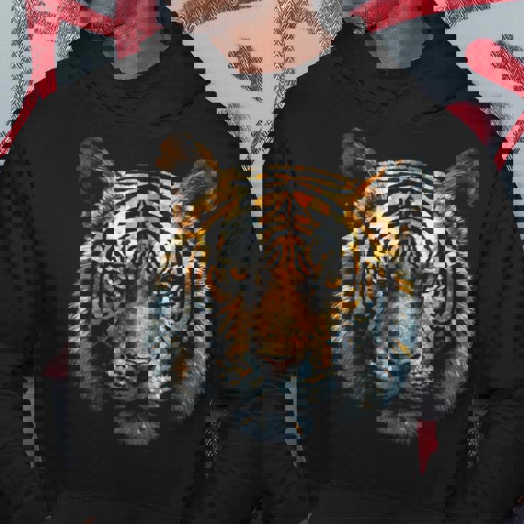 Tigre Animal Arte Diseño Tigre Sudadera Regalos divertidos